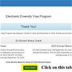 dv lottery 2023 result